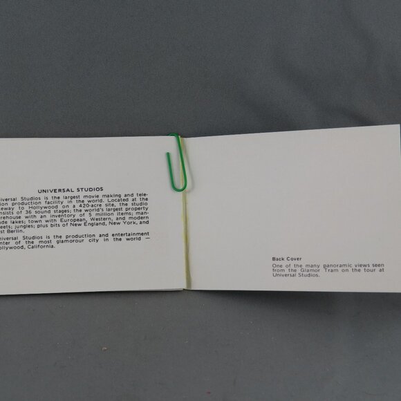 Vintage Pictorial Booklet - Universal Studios California - Tourist Gift - Picture 10 of 11